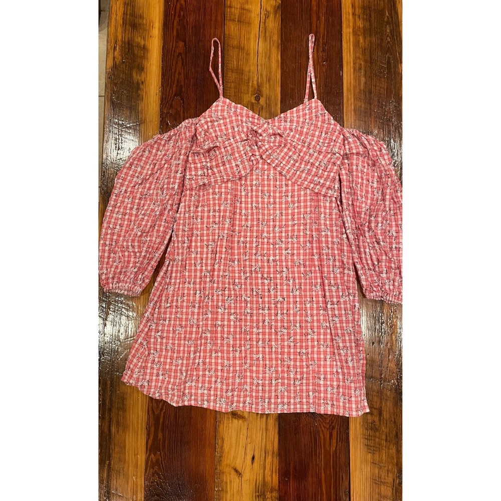 Cottage Core gingham dress